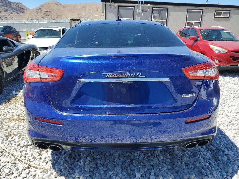 2018 Maserati Ghibli VIN ZAM57XSL9J1286617 COPART salvage auction — FRONT END, Nv - Salvage Title, sold $1,150 on 2026-09-28 (photo 6)
