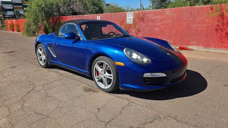 2011 Porsche Boxster VIN WP0CB2A84BS730153 — COPART salvage auction photo