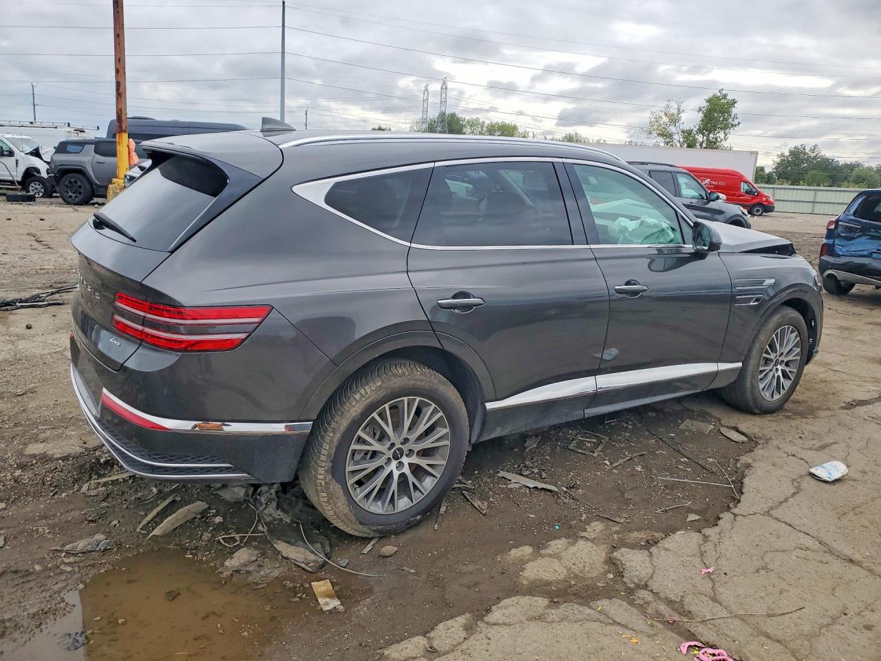 2025 Genesis GV80 VIN KMUHFESB9SU251573 COPART salvage auction — Front End, FL - CERTIFICATE OF DESTRUCTION (P), sold $10,700 on 2026-10-09 (photo 3)