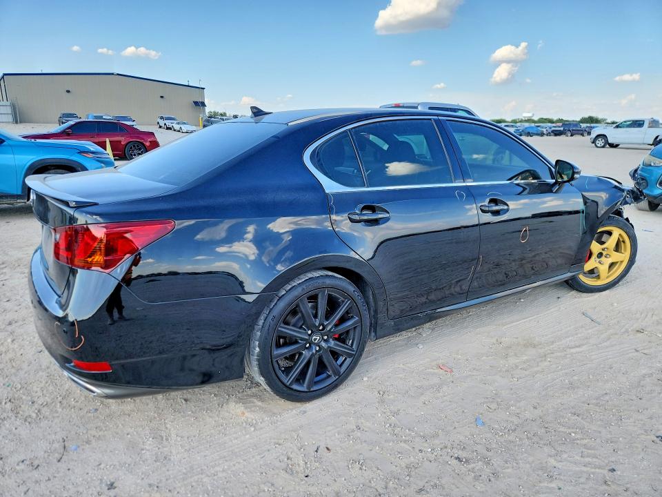 2013 Lexus Gs 350 VIN JTHBE1BL2D5022337 COPART salvage auction — FRONT END, Tx - Salvage Vehicle Title, sold $2,000 on 2026-09-27 (photo 3)
