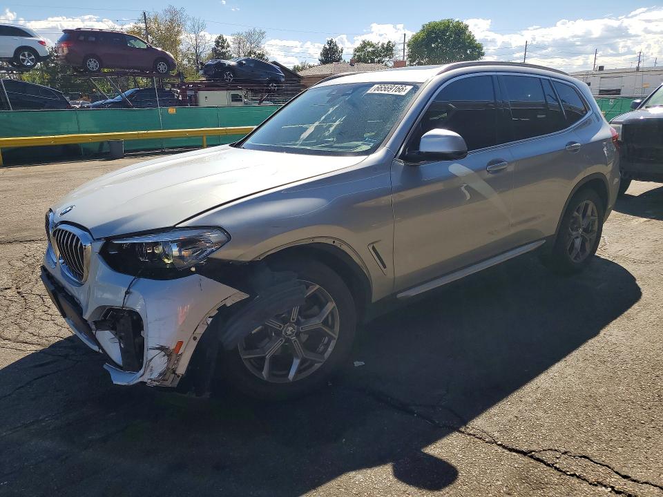 2020 BMW X3 VIN 5UXTY5C02L9D60161 — COPART salvage auction photo
