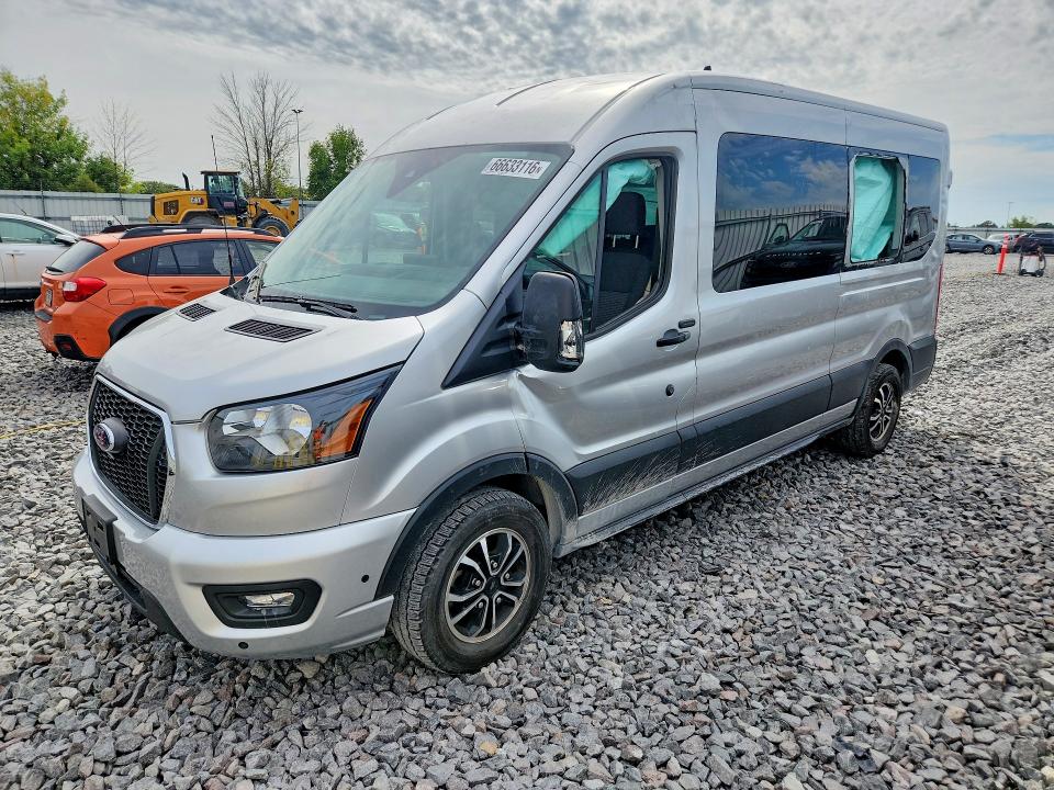 2025 Ford Transit VIN 1FBAX2C85SKA03324 — COPART salvage auction photo