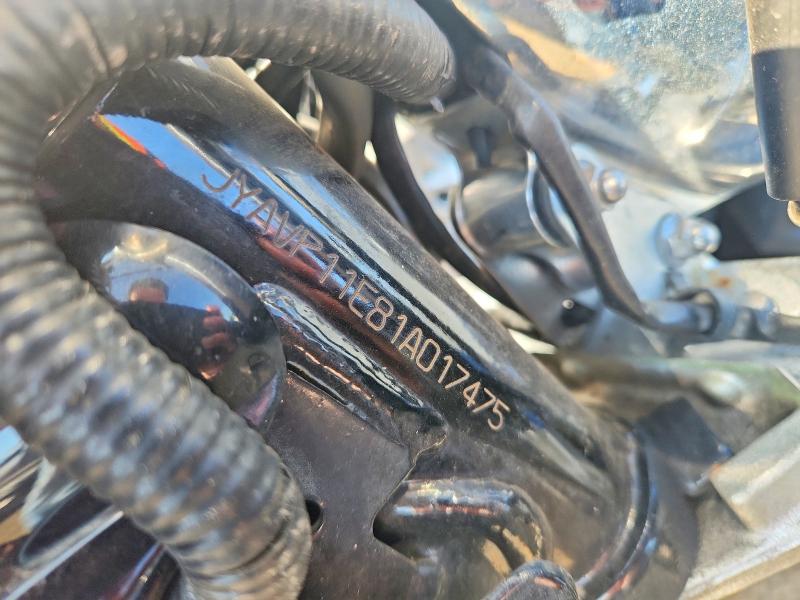 2001 Yamaha Xv VIN JYAVP11E81A017475 COPART salvage auction — SIDE, Ct - Certificate Of Title, sold $250 on 2026-09-24 (photo 9)