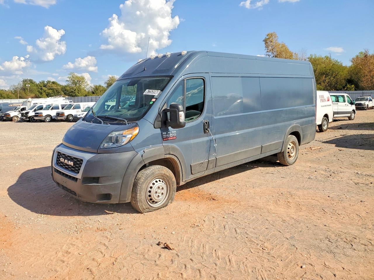2021 Ram ProMaster 3500 VIN 3C6MRVJG8ME587133 — COPART salvage auction photo