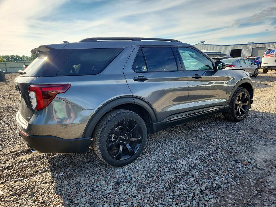 2023 Ford Explorer VIN 1FMSK8KH9PGA65110 COPART salvage auction — FRONT END, Ny - Mv-907A Salvage Certificate, sold $10,100 on 2026-10-05 (photo 3)