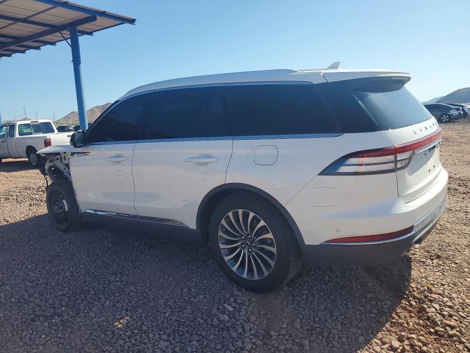 2020 Lincoln Aviator VIN 5LM5J7WC3LGL23668 COPART salvage auction — FRONT END, AZ - CERT OF TITLE - SALVAGE, sold $7,800 on 2026-09-15 (photo 2)