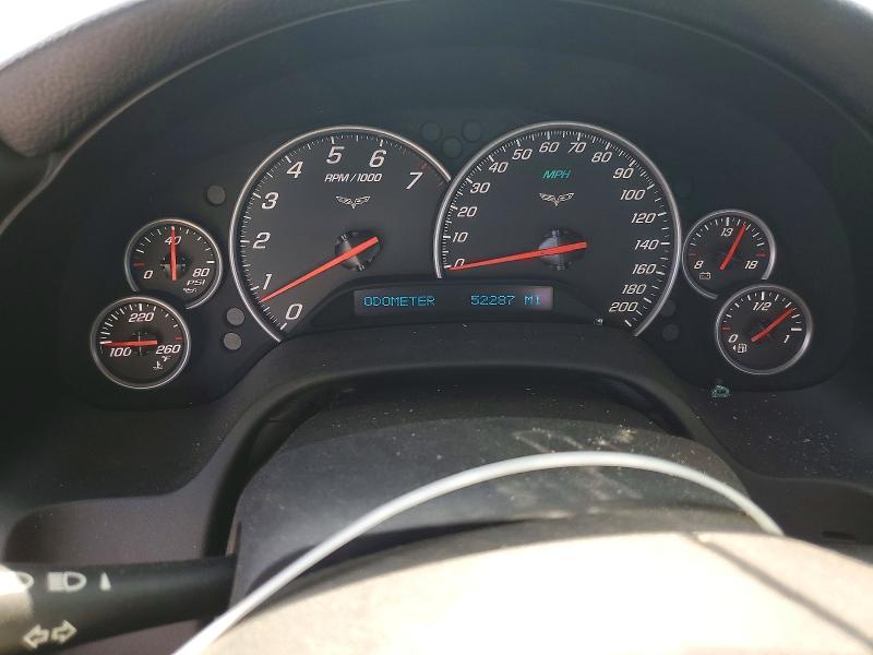 2012 Chevrolet Corvette VIN 1G1YW2DW3C5100363 COPART salvage auction — FRONT END, Ca - Salvage Certificate, sold $12,200 on 2026-10-12 (photo 9)