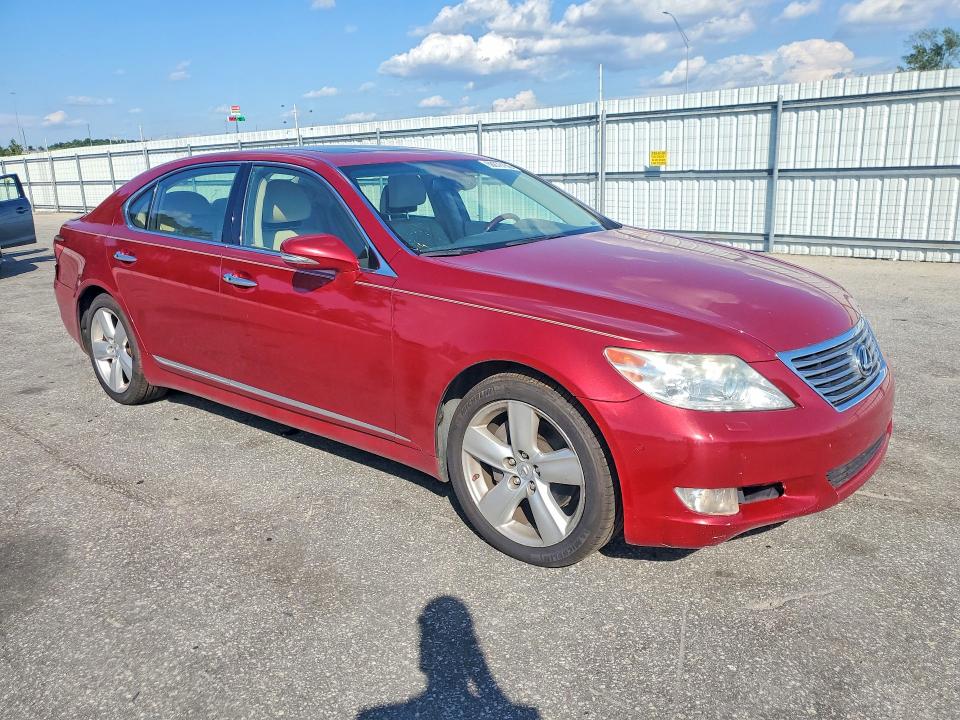 2010 Lexus Ls 460 VIN JTHGL5EF7A5039896 COPART salvage auction — REAR END, IA - CERT OF TITLE-SALVAGE TITLE, sold $2,950 on 2026-10-03 (photo 4)