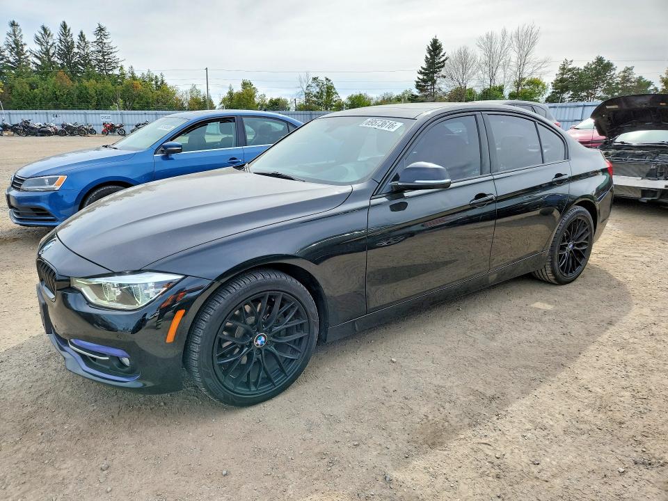 2017 BMW 3 series VIN WBA8D9C59HK677743 — COPART salvage auction photo