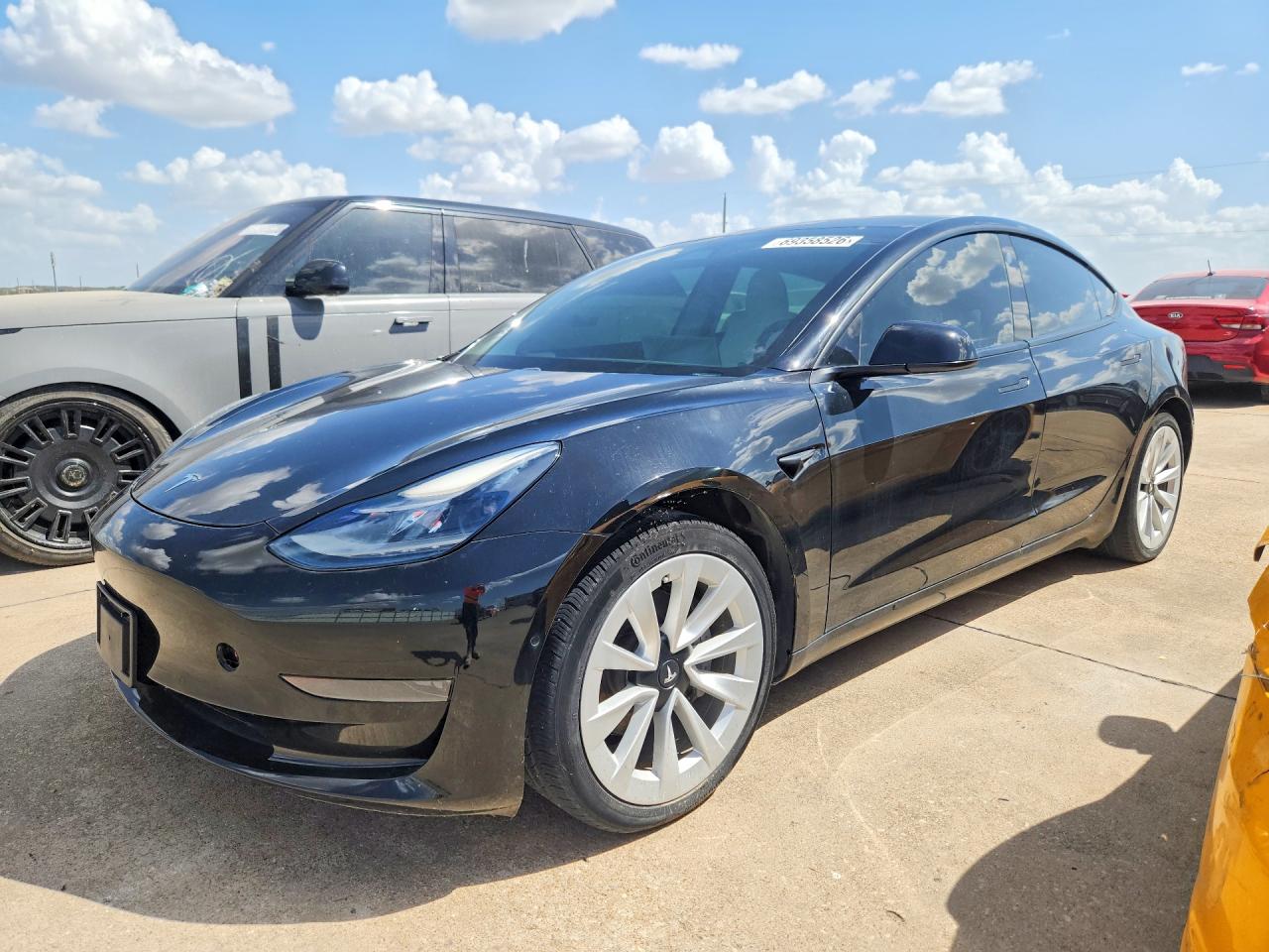 2021 Tesla Model 3 VIN 5YJ3E1EA7MF927624 — COPART salvage auction photo