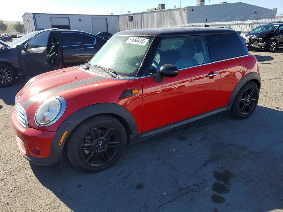 2012 Mini Cooper VIN WMWSU3C53CT367917 COPART salvage auction — FRONT END, Ca - Dis/Dlr/Exp Only Clean Title, sold $225 on 2026-10-02 (photo 1)