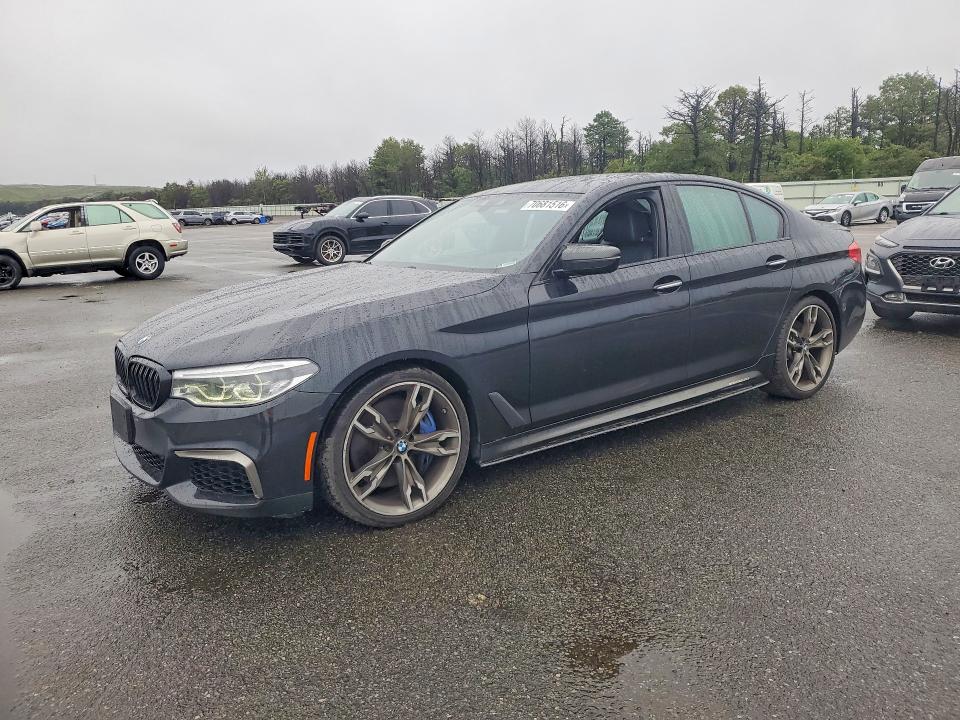 2018 BMW M5 VIN WBAJB9C58JB035348 COPART salvage auction — MINOR DENT/SCRATCHES, Nj - Certificate Of Title (P), sold $6,400 on 2026-10-02 (photo 1)