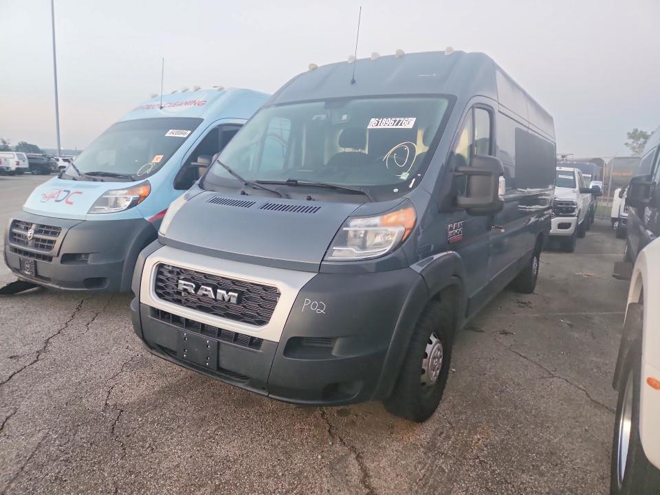 2020 Ram Promaster city VIN 3C6URVJG0LE140925 — COPART salvage auction photo
