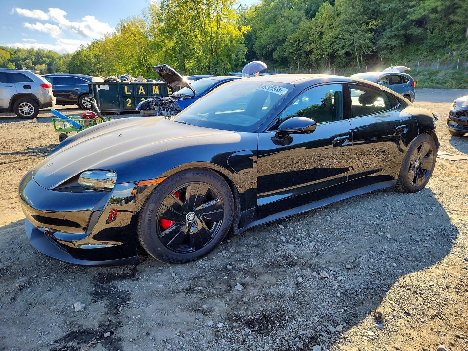 2022 Porsche Taycan VIN WP0AB2Y15NSA44825 — COPART salvage auction photo