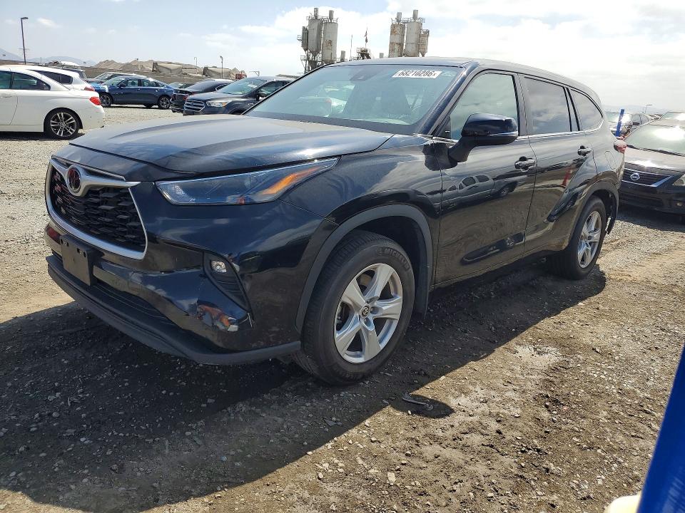 2024 Toyota Highlander VIN 5TDKDRBH1RS566179 — COPART salvage auction photo