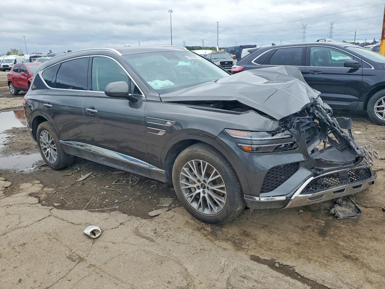 2025 Genesis GV80 VIN KMUHFESB9SU251573 COPART salvage auction — Front End, FL - CERTIFICATE OF DESTRUCTION (P), sold $10,700 on 2026-10-09 (photo 4)