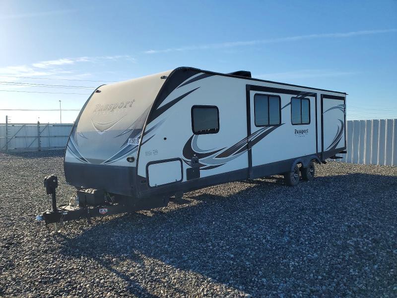 2017 Keys Passport VIN 4YDT32227HT415466 COPART salvage auction — HAIL, CO - CERTIFICATE OF TITLE, sold $5,800 on 2026-09-22 (photo 2)