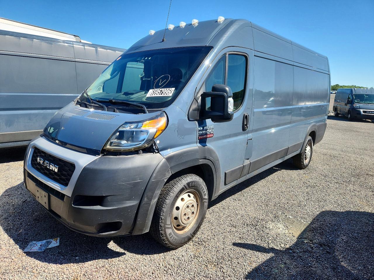 2020 Ram ProMaster 3500 VIN 3C6URVJG6LE136720 — COPART salvage auction photo