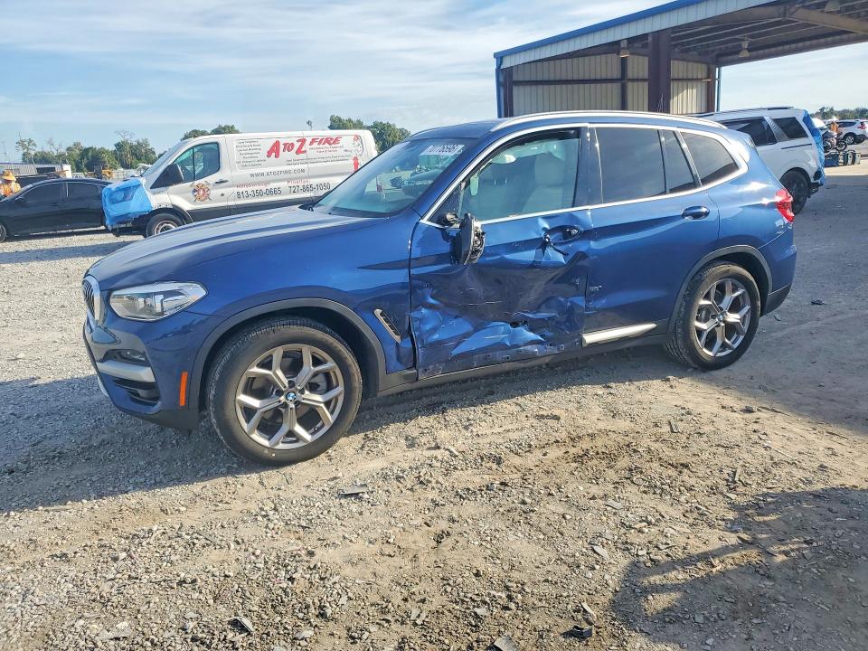 2020 BMW X3 VIN 5UXTY3C03L9B08083 — COPART salvage auction photo
