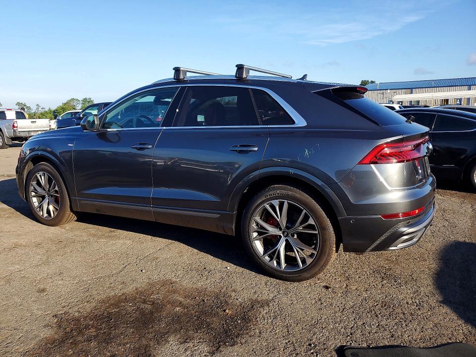 2023 Audi Q8 VIN WA1FVBF10PD046514 COPART salvage auction — ROOF, Pa - Certificate Of Salvage, sold $32,750 on 2026-09-15 (photo 2)