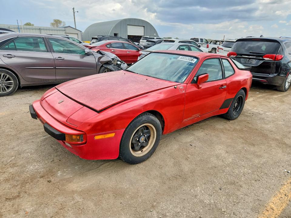 1983 Porsche 944 VIN WP0AA0943DN455649 COPART salvage auction — FRONT END, KS - DEALER ONLY CLEAN TITLE (P), sold $5,700 on 2026-09-21 (photo 1)