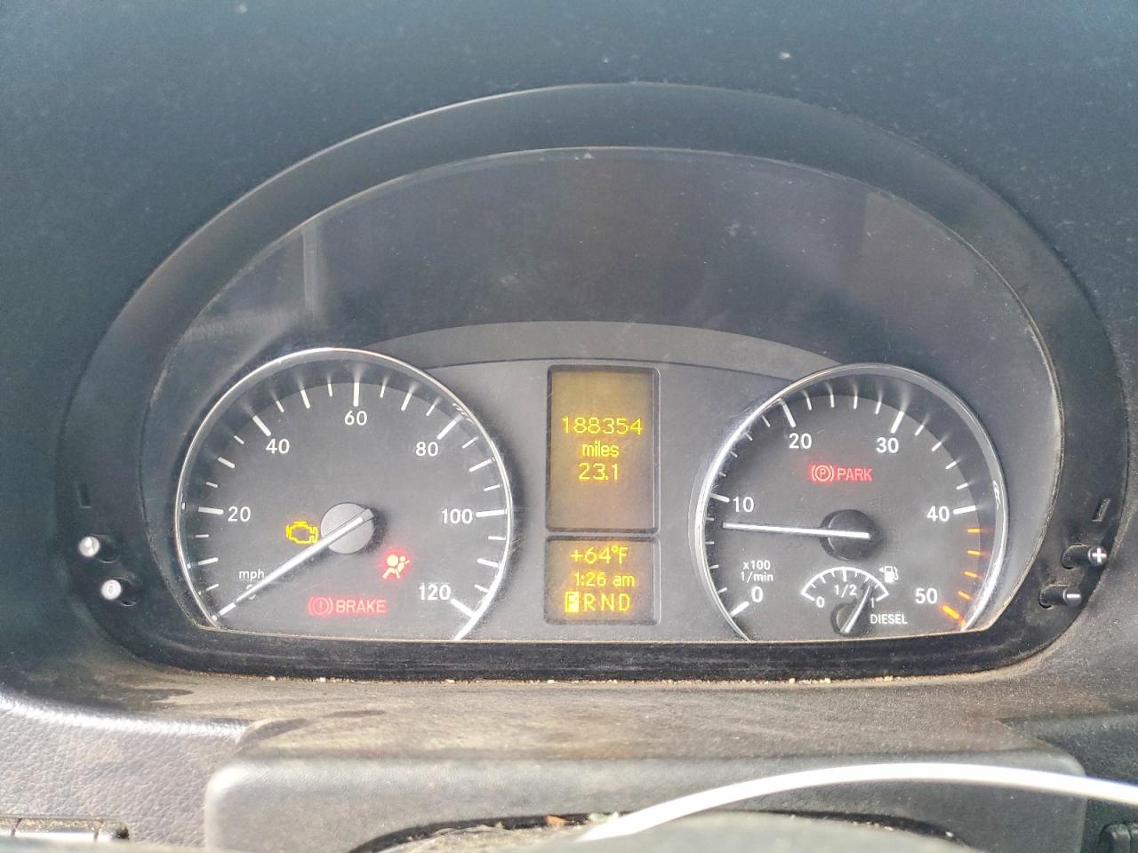 2014 Freightliner Sprinter VIN WDYPF1CC7E5936060 COPART salvage auction — Minor Dent/Scratches, ME - CERTIFICATE OF TITLE, sold $4,900 on 2026-09-11 (photo 9)