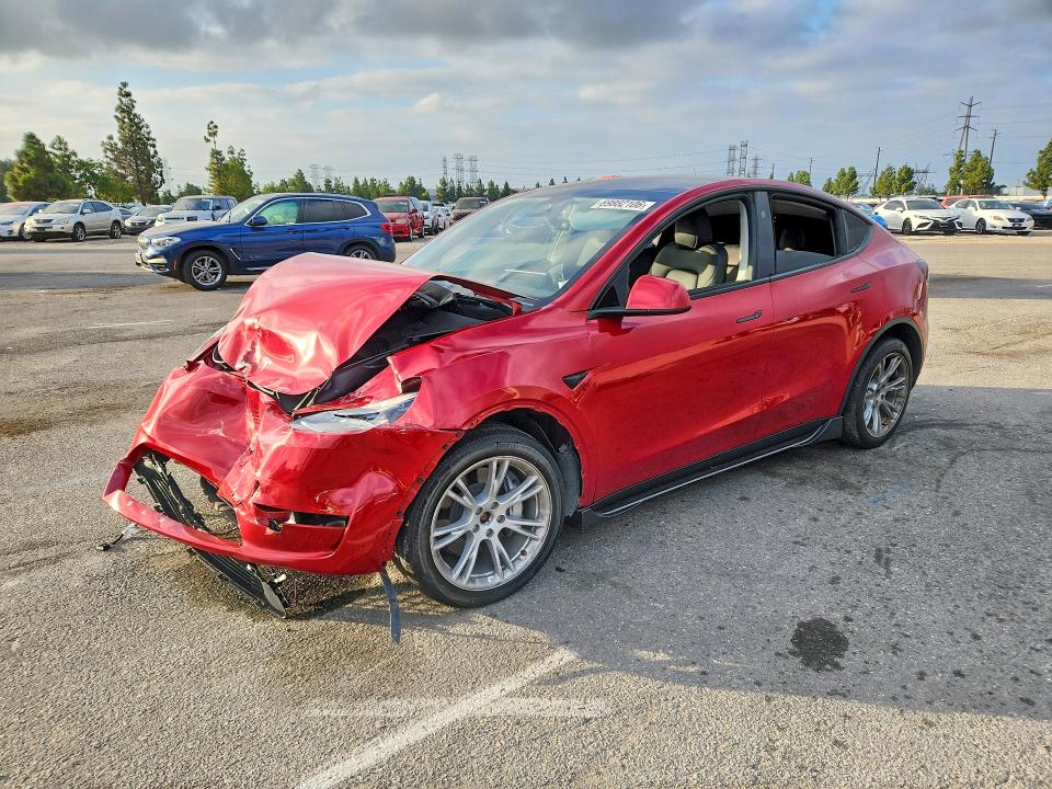 2023 Tesla Model y VIN 7SAYGDEE3PA168866 — COPART salvage auction photo