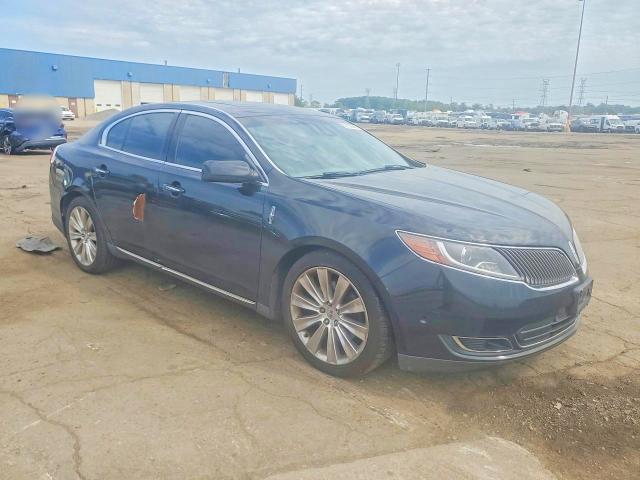 2014 Lincoln MKS VIN 1LNHL9FT8EG602378 COPART salvage auction — REAR END, MI - CERTIFICATE OF TITLE, sold $0 on 2026-09-16 (photo 4)