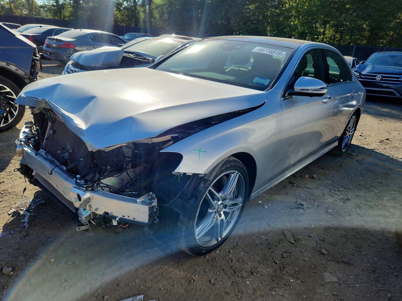 2017 Mercedes-Benz E-klasse VIN WDDZF4KB5HA188022 — COPART salvage auction photo