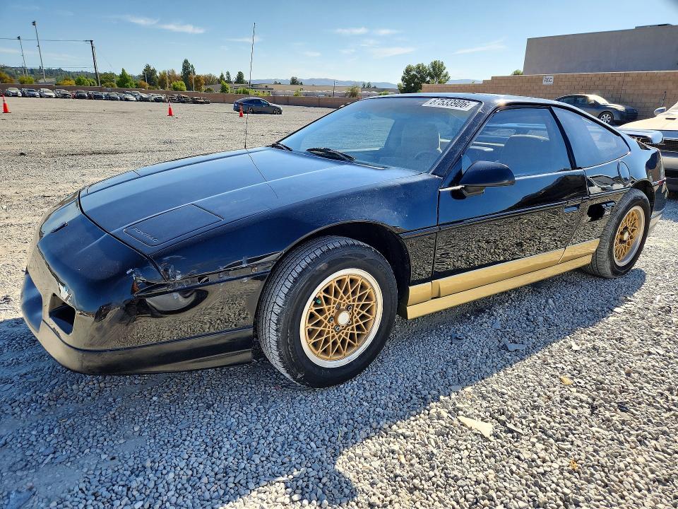 1988 Pontiac Fiero VIN 1G2PG119XJP200412 COPART salvage auction — FRONT END, CA - DIS/DLR/EXP ONLY CLEAN TITLE, sold $3,150 on 2026-09-16 (photo 1)