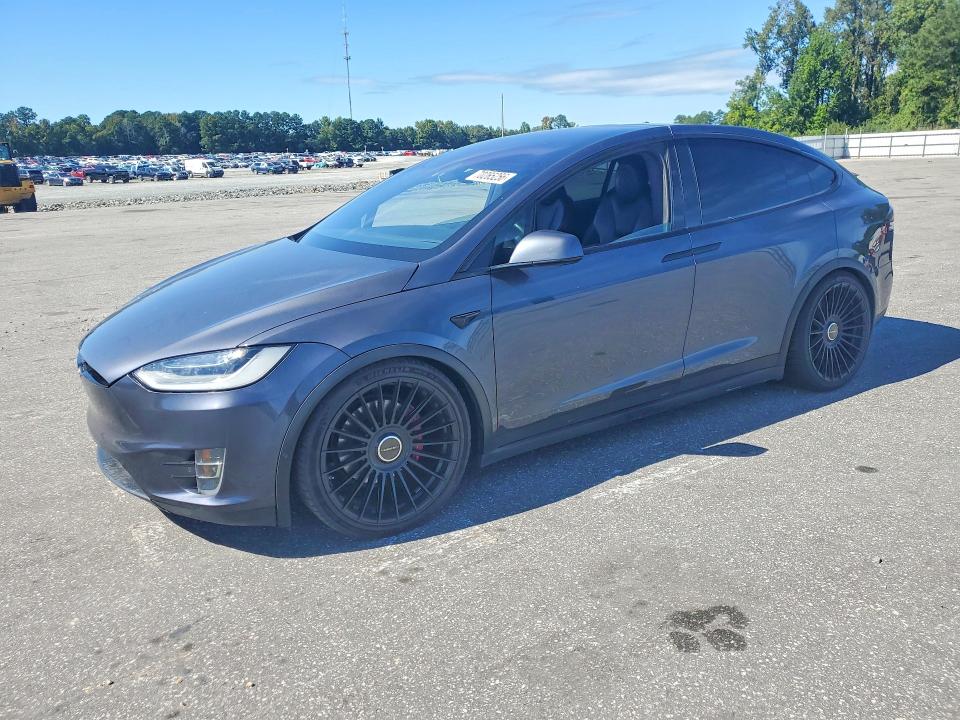 2021 Tesla Model x VIN 5YJXCBE49MF322706 — COPART salvage auction photo