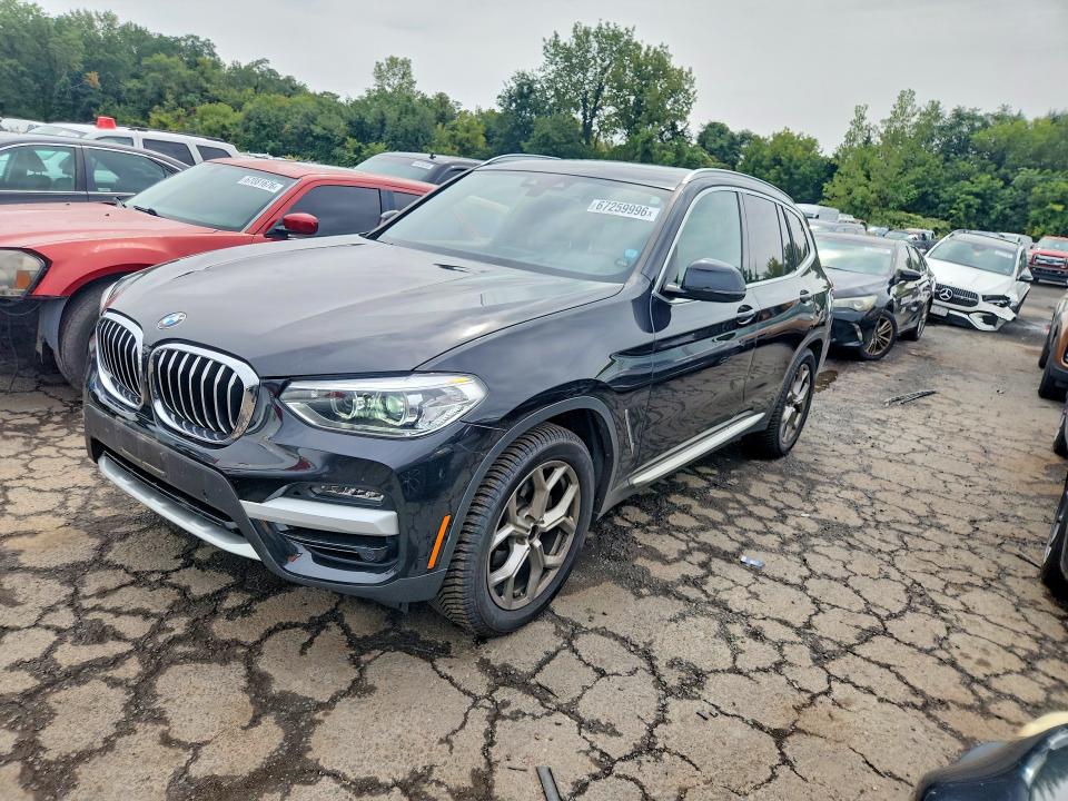 2021 BMW X3 VIN 5UXTY5C04M9E00659 — COPART salvage auction photo