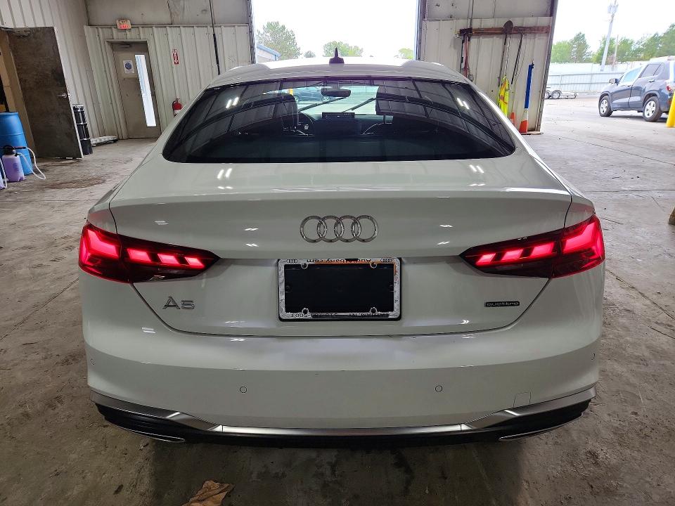 2024 Audi A5 VIN WAUFACF52RA003479 COPART salvage auction — SIDE, NY - MV-907A SALVAGE CERTIFICATE, sold $20,600 on 2026-09-21 (photo 6)