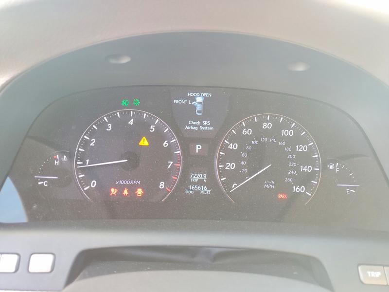 2010 Lexus Ls 460 VIN JTHGL5EF7A5039896 COPART salvage auction — REAR END, IA - CERT OF TITLE-SALVAGE TITLE, sold $2,950 on 2026-10-03 (photo 9)