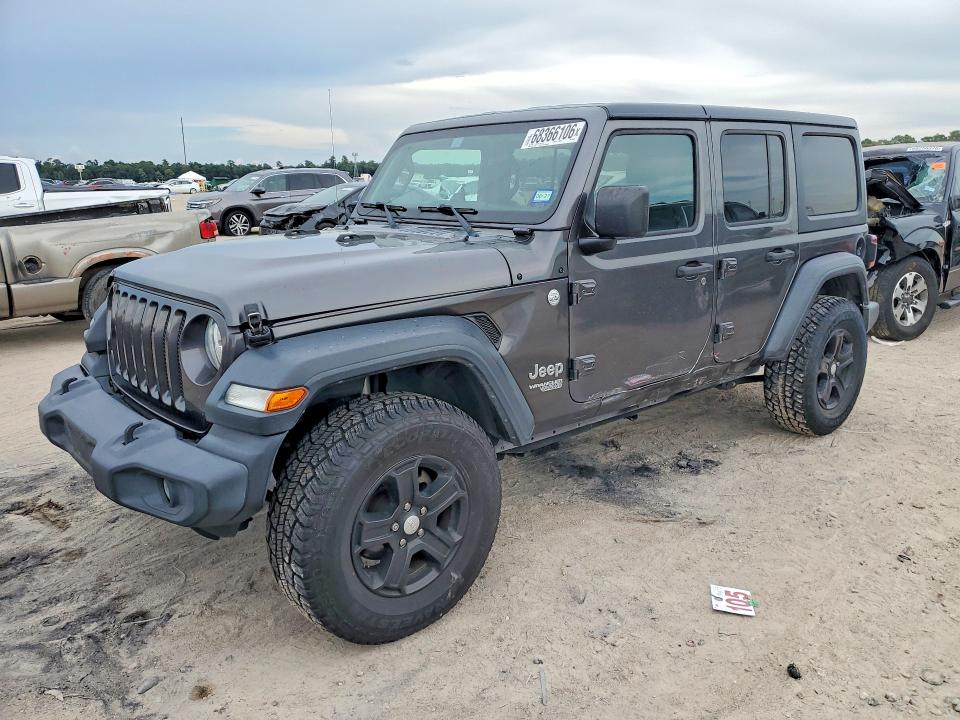 2018 Jeep Wrangler / VIN 1C4HJXDG8JW178057 — COPART salvage auction photo
