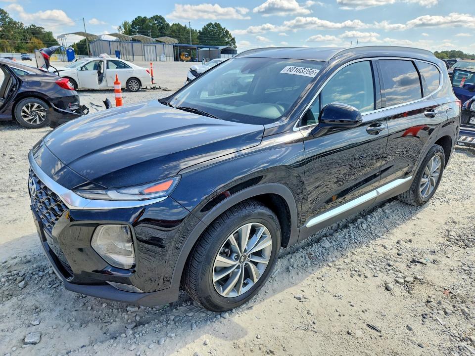 2020 Hyundai Santa fe VIN 5NMS33AD9LH146341 — COPART salvage auction photo