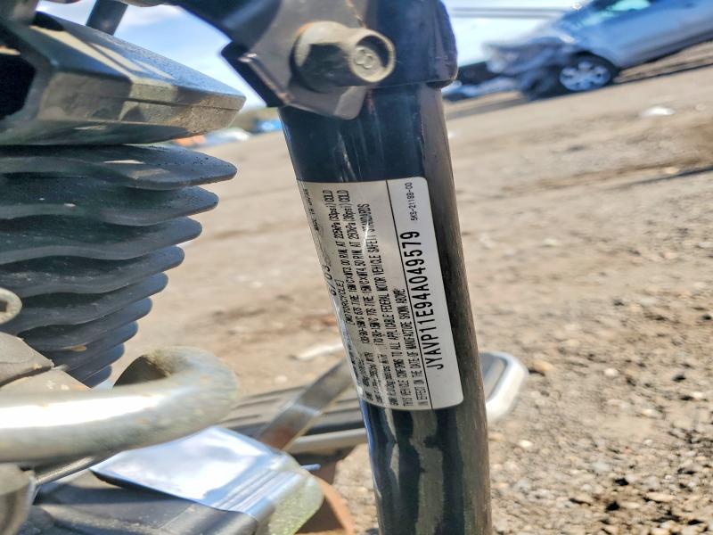 2009 Yamaha Vstar VIN JYAVP11E94A049579 COPART salvage auction — NORMAL WEAR, Ny - Certificate Of Title, sold $625 on 2026-09-11 (photo 9)