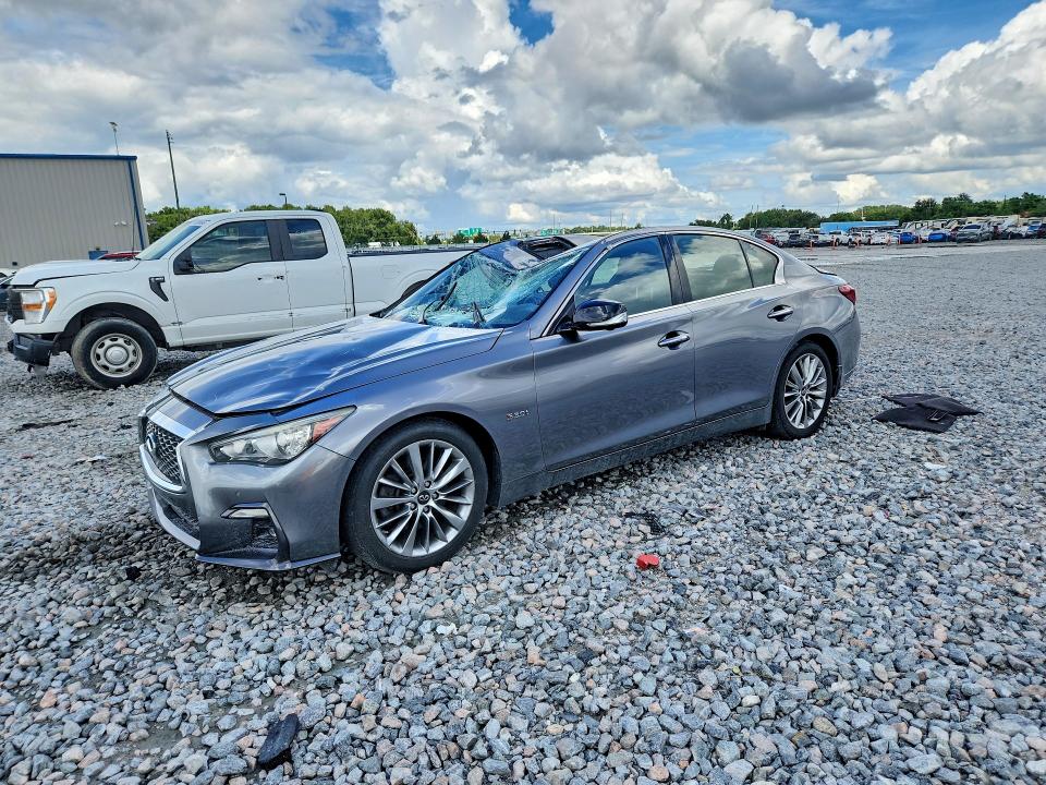 2020 Infiniti Q50 VIN JN1FV7AP3LM630157 — COPART salvage auction photo
