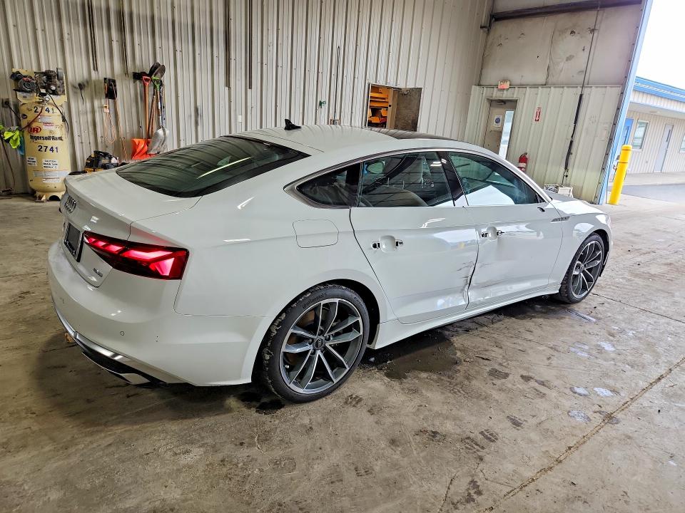 2024 Audi A5 VIN WAUFACF52RA003479 COPART salvage auction — SIDE, NY - MV-907A SALVAGE CERTIFICATE, sold $20,600 on 2026-09-21 (photo 3)