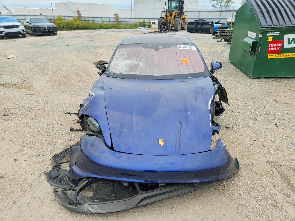 2020 Porsche Taycan VIN WP0AB2Y11LSA52983 COPART salvage auction — FRONT END, Wi - Clean Ttl-Manufacturer Buyback, sold $14,000 on 2026-10-07 (photo 5)