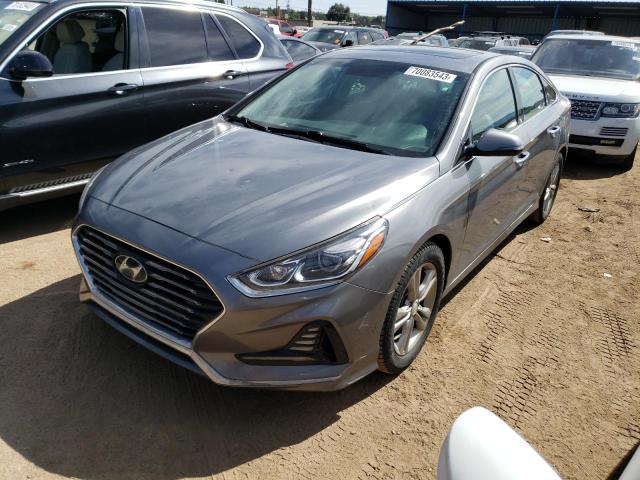2018 Hyundai Sonata VIN 5NPE34AF1JH617287 COPART salvage auction — HAIL, Co - Bill Of Sale-Parts Only, sold $3,000 on 2026-07-22 (photo 1)