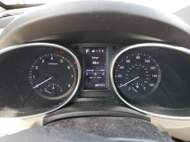 2017 Hyundai Santa fe VIN 5NMZU3LB7HH019473 COPART salvage auction — FRONT END, FL - CERT OF TITLE SLVG REBUILDABLE, sold $1,100 on 2026-07-02 (photo 9)