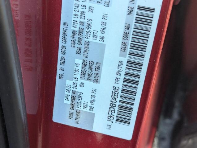 2021 Mazda Cx-5 VIN JM3KFBCM6M0466546 COPART salvage auction — FRONT END, On - Permit Salvage, sold $4,150 on 2026-07-07 (photo 8)