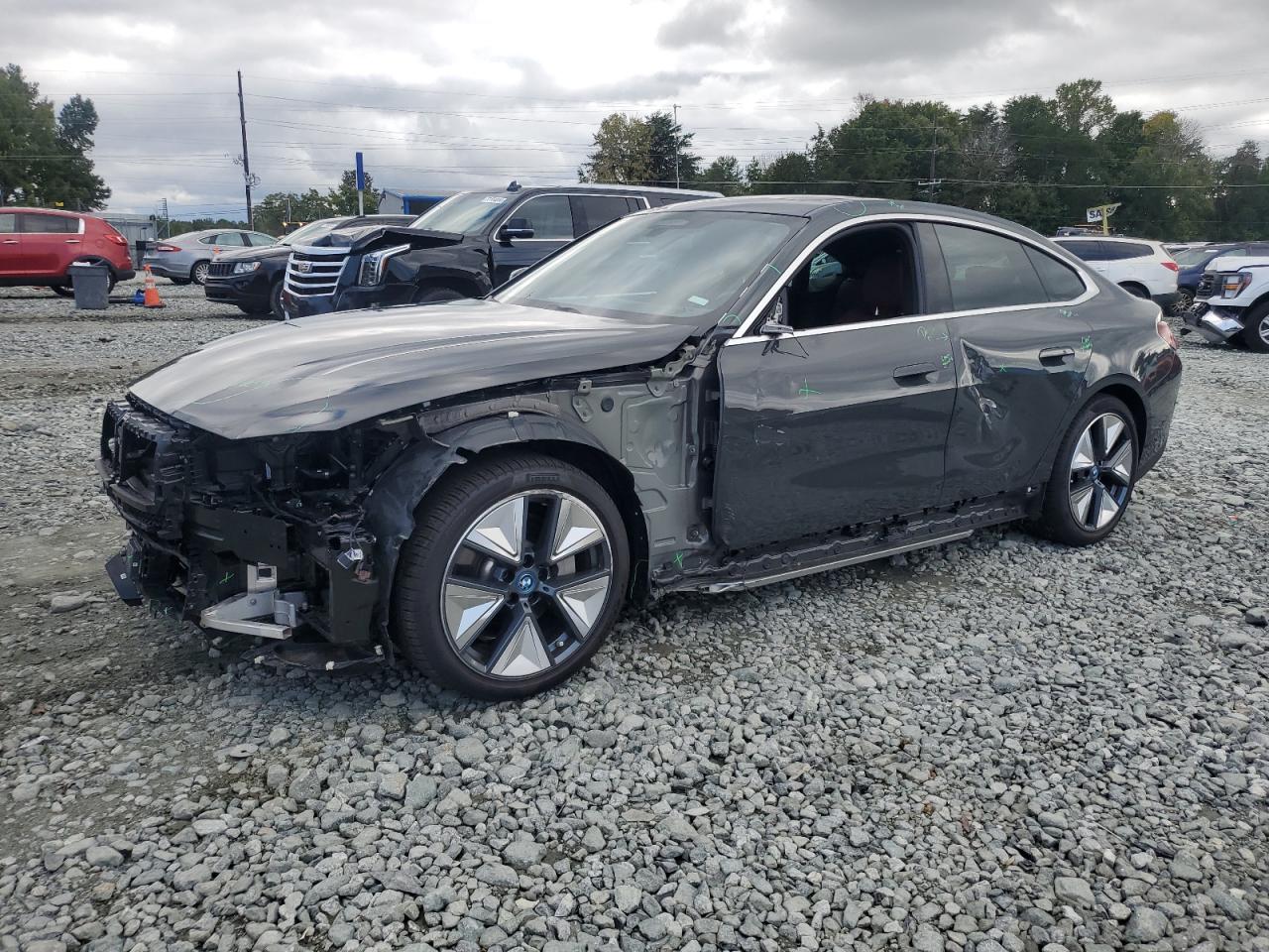 2023 BMW I4 EDRIVE VIN WBY43AW02PFR41879 — COPART salvage auction photo