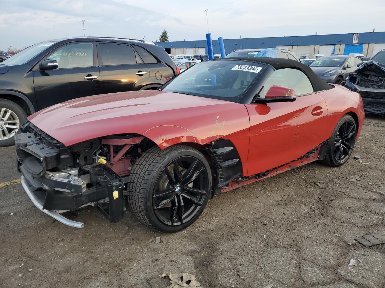 2019 BMW Z4 VIN WBAHF3C55KWW23976 — COPART salvage auction photo