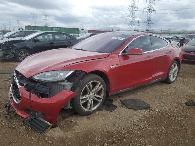 2015 Tesla Model s VIN 5YJSA1H17FFP68531 COPART salvage auction — WATER/FLOOD, Id - Salvage Certificate Of Title, sold $650 on 2026-07-28 (photo 1)