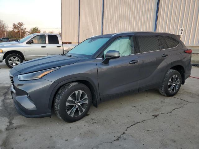 2021 Toyota Highlander VIN 5TDHZRBH9MS107079 COPART salvage auction — FRONT END, Ky - Bill Of Sale/Part Only/No Titl, sold $12,600 on 2026-07-08 (photo 1)