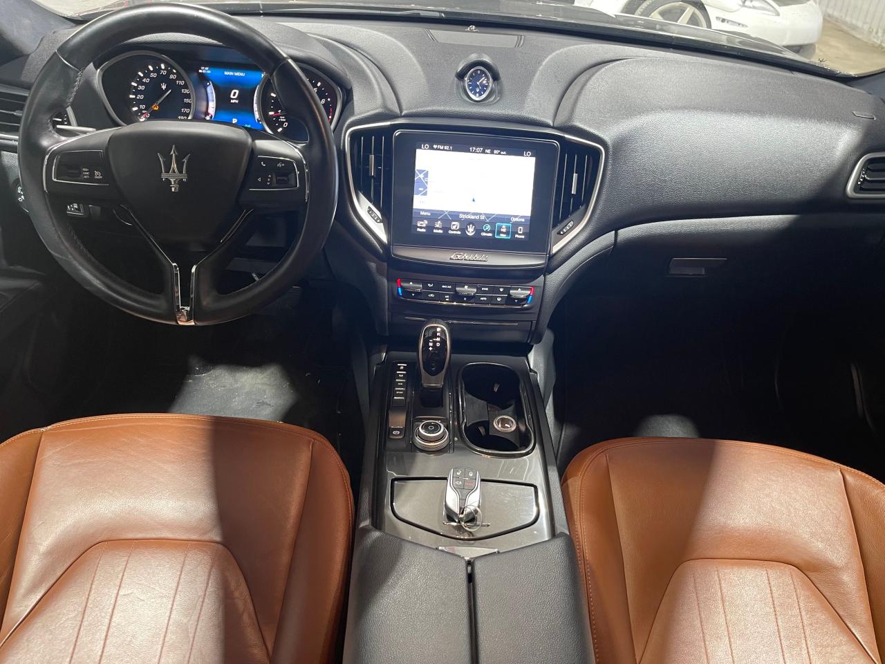 2017 Maserati Ghibli VIN ZAM57XSA9H1206127 COPART salvage auction — NORMAL WEAR, TX - SALVAGE W/LEMON LAW HISTORTY (P), sold $26,750 on 2024-11-08 (photo 9)