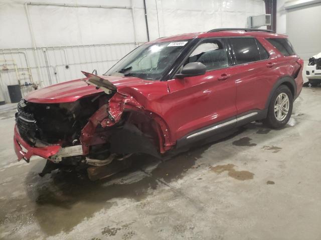 2020 Ford Explorer VIN 1FMSK8DH1LGB53589 COPART salvage auction — FRONT END, Wv - Certificate Of Title, sold $1,950 on 2026-07-20 (photo 1)