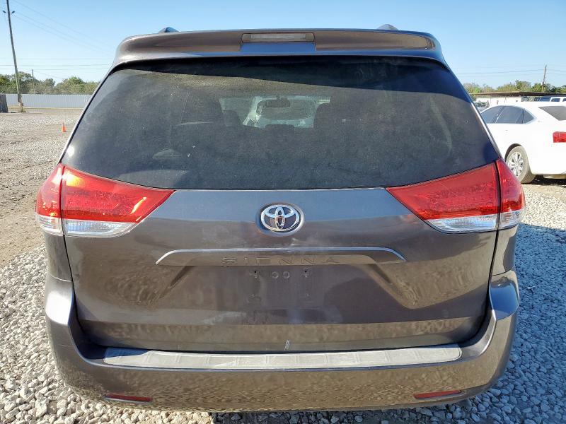 2013 Toyota Sienna VIN 5TDKK3DC3DS331974 COPART salvage auction — FRONT END, Tx - Salvage Vehicle Title, sold $2,050 on 2026-07-06 (photo 6)